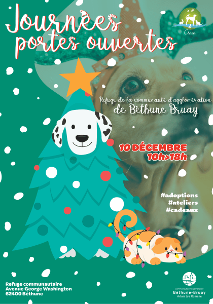 Journées portes ouvertes 10 décembre 2022 Refuge Agglomération Béthune-Bruay