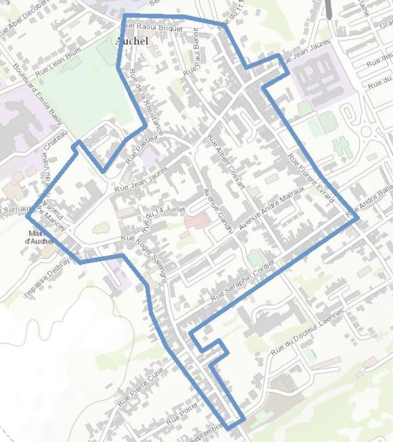 OPAH RU Périmètre Auchel 2022 Agglomération Béthune-Bruay